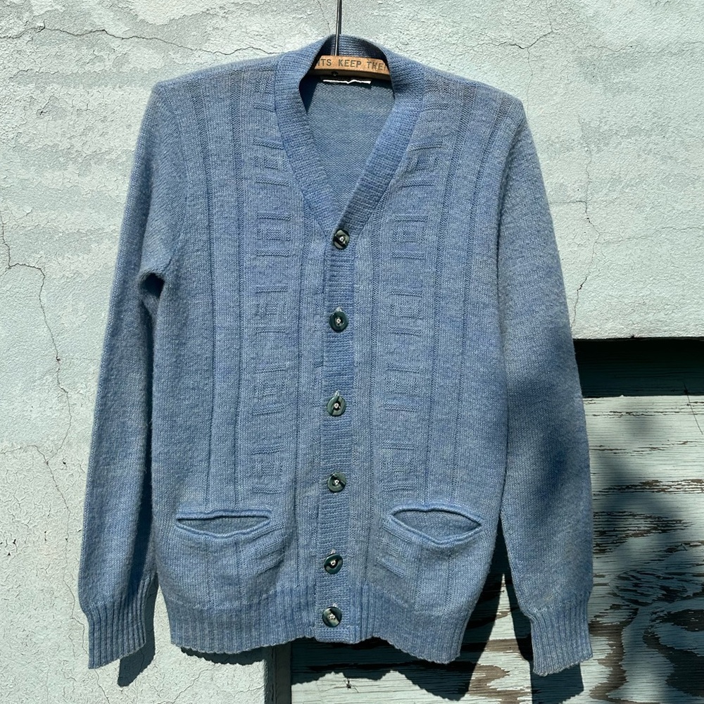 Vintage 1970s mohair  cooper shag rac size S